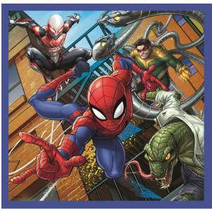 Puzzle Trefl 3in1 Spiderman - Forta Paienjenului