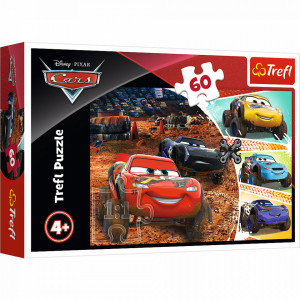 Puzzle Trefl 60piese - Fulger McQueen Cu Prietenii
