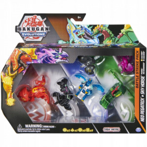 Set 4 Figurine Bakugan Evolutions Battle Strike Pack, Neo Pegatrix si Sky Horse