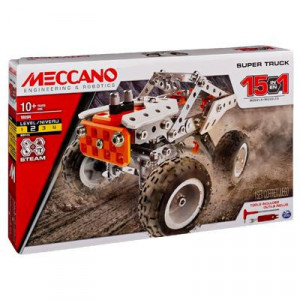 Set constructie metalic 15in1 Meccano, Race Truck