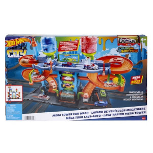 Set de joaca Hot Wheels - Mega spalatoria