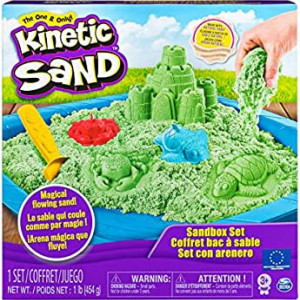 Set de Joaca Kinetic Sand, Magical Flowing Sand, Verde