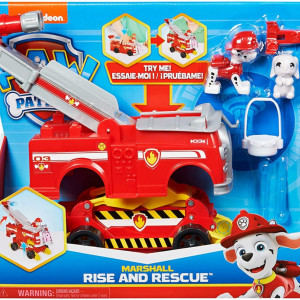 Set Figurina cu Vehicul de Salvare Paw Patrol - Marshall Rise and Rescue