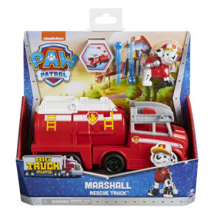 Set Figurina cu Vehicul Paw Patrol, Big Truck Pups, Marshall