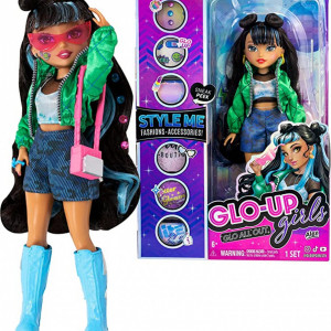 Set Papusa cu Accesorii Glo-Up Girls, Alex