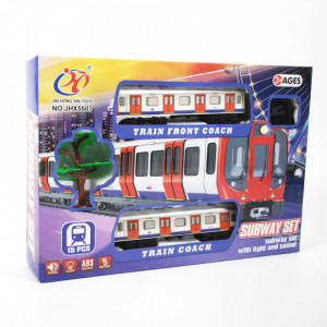 Tren Electric Icom cu Lumina, Sunet si Sine