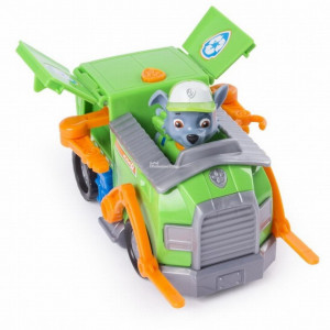 Figurina cu Vehicul Clasic Paw Patrol-Rocky Recycle Truck