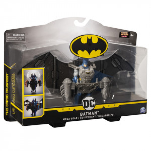 Figurina Batman,The caped crusader - Mega gear, cu accesorii, 10 cm