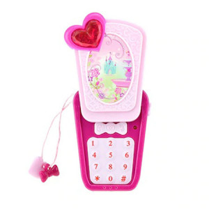 Jucarie telefon, Toi - Toys, roz, emite sunete, lumineaza