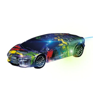 Masinuta Toi Toys cu Model Grafiti si Radio Comanda
