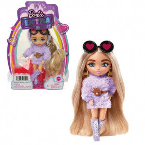 Papusa Barbie Extra Minis, cu par Blond si accesorii