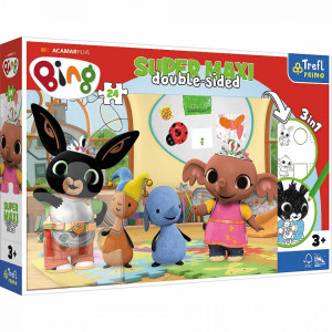Puzzle cu 2 fete Trefl 24 Maxi, Bing cu Prietenii