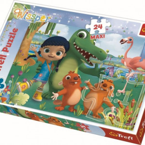 Puzzle Maxi Trefl, Wissper, O lume a prieteniei, 24 piese