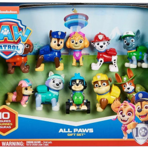 Set 10 Figurine Aniversare Paw Patrol, All Pups on Deck