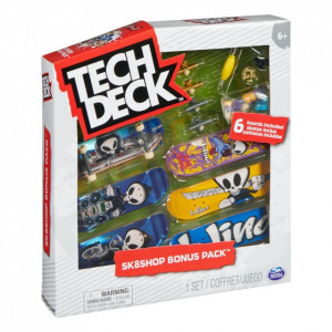 Set 6 mini placi skateboard, Tech Deck, Bonus Pack, Blind