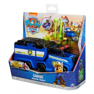 Set Figurina cu Vehicul Paw Patrol, Big Truck Pups, Chase