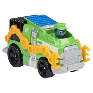 Set figurina cu vehicul Paw Patrol True Metal -The Movie, Rocky,7cm