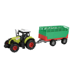 Tractor cu Remorca Toi-Toys, cu Lumini si Sunete,Multicolor,38cm