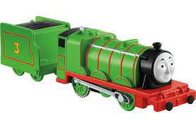 Trenulet Henry Locomotiva Motorizata cu Vagon Thomas&Friends Track Master