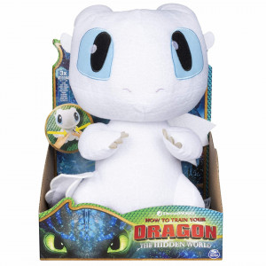 Cum să-ţi dresezi dragonul-Figurină plus Light Fury interactiv