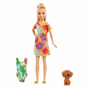 Papusa Barbie Chelsea Lost Birthday- Stacie si Animalut de companie
