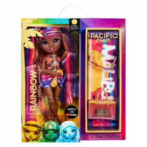 Papusa cu accesorii Rainbow High Pacific Coast - Phaedra Westward, 28 cm