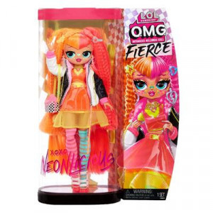 Papusa LOL Surprise 707 OMG Dolls Fierce, Neonlicious