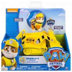 Paw Patrol: Rubble şi buldozerul care poate fi transformat