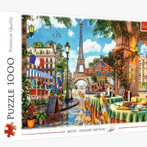 Puzzle Trefl 1000piese - Dimineata la Paris