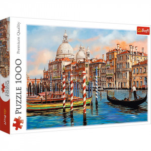 Puzzle Trefl - Canal Grande, Venetia, 1.000 piese