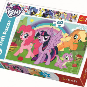 Puzzle Trefl, My little Pony, Curcubeul prieteniei, 60 piese