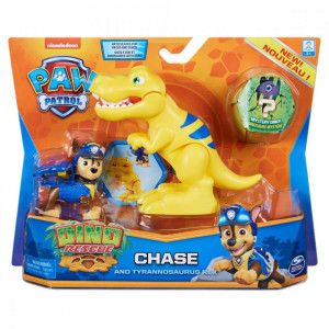 Set 2 figurine Paw Patrol Dino Rescue, Chase si Tyrannosaurus Rex
