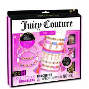 Set Make It Real pentru Creat Bratari cu Scrisori de Dragoste Juicy Couture, 563 piese