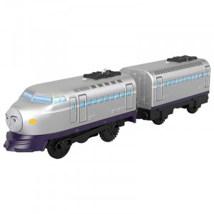 Trenulet Kenji Locomotiva Motorizata cu Vagon Thomas&Friends Track Master