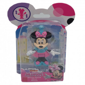 Figurina Disney Junior Minnie Mouse Bleu-Roz, 15cm