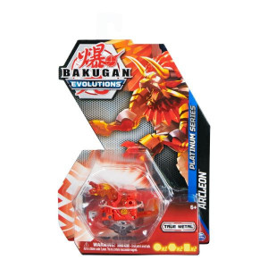 Figurina Metalica Bakugan Evolutions, Arcleon, rosu