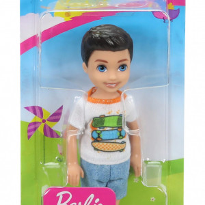 Papusa Barbie Chelsea Baiat Brunet 14 cm
