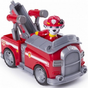 Paw Patrol: Marshall şi maşină de pompieri care poate fi transformat