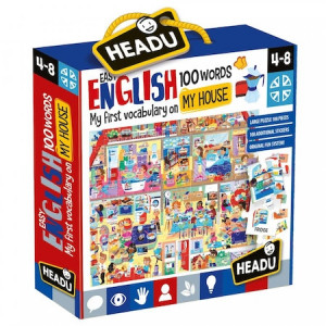 Puzzle Headu Teacher Tested - Casa mea, 100 de cuvinte in limba engleza