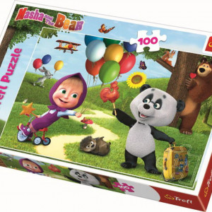 PUZZLE TREFL 100 MASHA SI PRIETENII