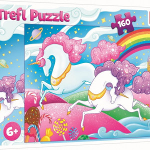 Puzzle Trefl, Unicorni, 160 piese