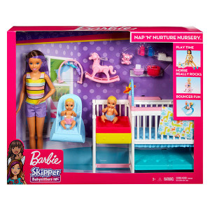 Set de joaca Barbie Skipper Babysitter si Camera de copii
