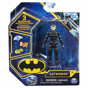 Set Figurina cu accesorii surpriza Batman, Catwoman, 10cm