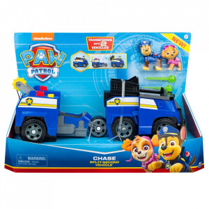 Paw Patrol: Vehicule transformabile 2 în 1 - Chase