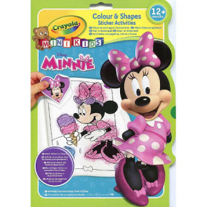 Carte Crayola de Colorat cu Abtibilduri Minnie Mouse