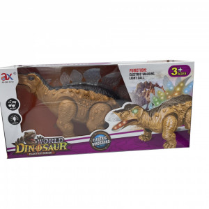 Dinozaur Stegosaurus cu Lumini si Sunete,37 cm