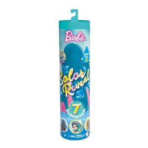 Papusa Barbie - Color Reveal, Sirene, 7 accesorii
