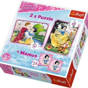 Puzzle Trefl 2 in 1, Alba ca zapada, 78 piese