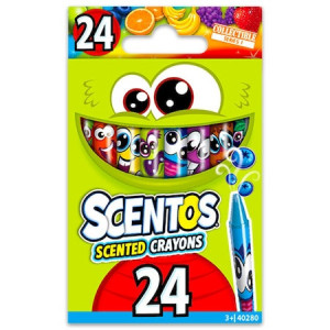 Set 24 creioane cerate parfumate Scentos