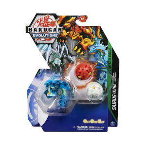 Set 3 Figurine Bakugan Evolutions Starter Pack Sairus Ultra, Colossus si Sectanoid